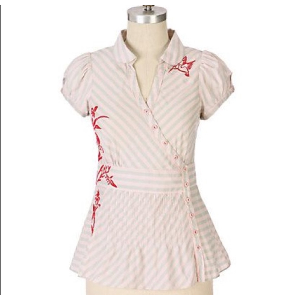 🙏🏻 ISO 🙏🏻  Lithe, Doolittle Hummungbird Flower top, Anthropologie 10/12